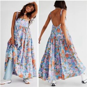 EUC Free People Park Slope Maxi Dress XS